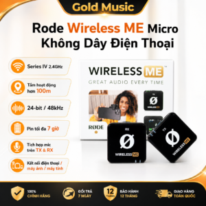 rode wireless me micro khong day dien thoai