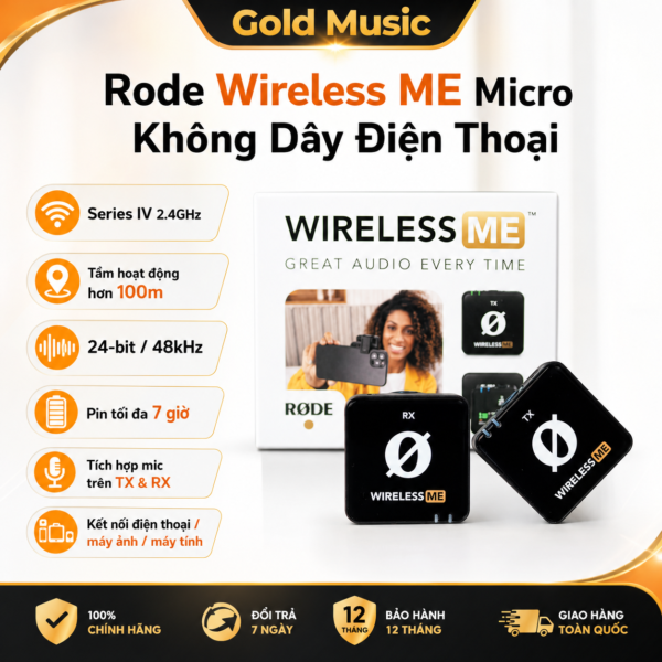 Rode Wireless ME Micro Không Dây Điện Thoại rode wireless me micro khong day dien thoai