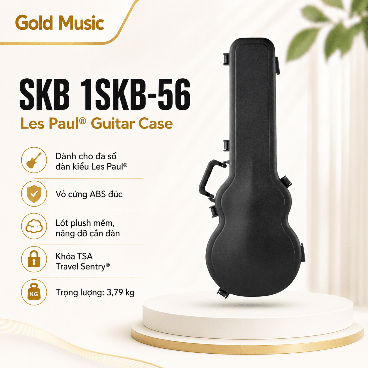 Skb 1SKB-56 Les Paul® Guitar Case skb 1skb 56