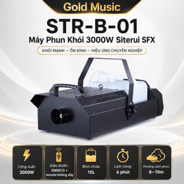 str b 01 may phun khoi cong suat 3000w khong day siterui