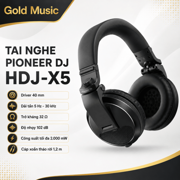 tai nghe pioneer dj hdj x5
