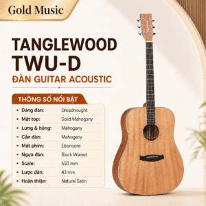tanglewood twu d dan guitar acoustic