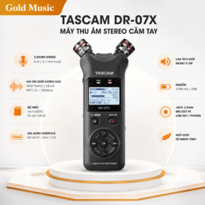 tascam dr 07x may thu am stereo cam tay
