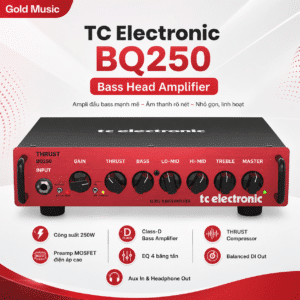 tc electronic bq250 bass head amplifier