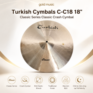 turkish cymbals c c18 classic crash
