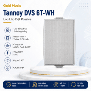 DVS 6T-WH Loa Lắp Đặt Passive Tannoy dvs 6t wh loa lap dat passive