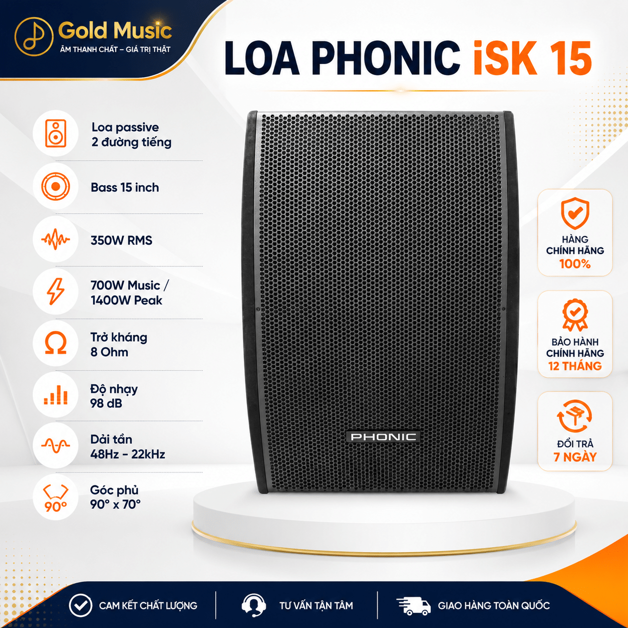 LOA PHONIC iSK 15 loa phonic isk 15