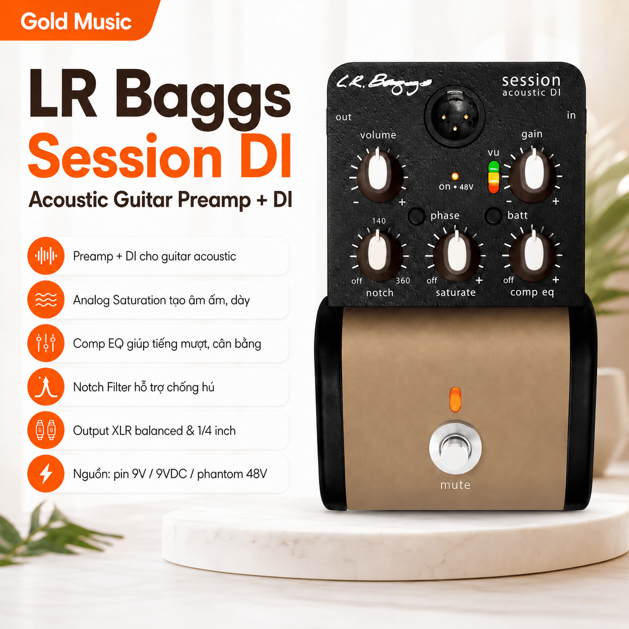 LR Baggs Session DI Acoustic Guitar Preamp lr baggs session di acoustic