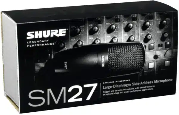 micro condenser shure sm27 1