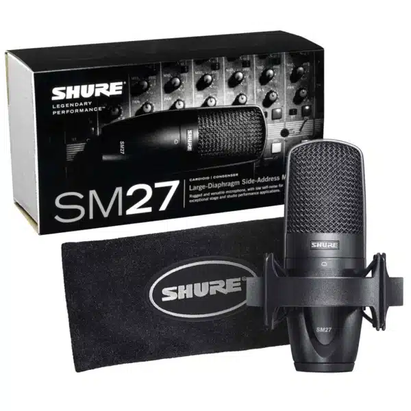 micro condenser shure sm27 3