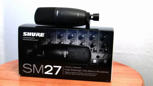 micro condenser shure sm27