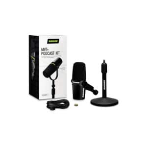 micro podcast shure mv7 k 1