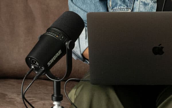 micro podcast shure mv7 k 2