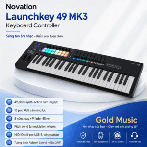 novation launchkey 49 mk3 keyboard