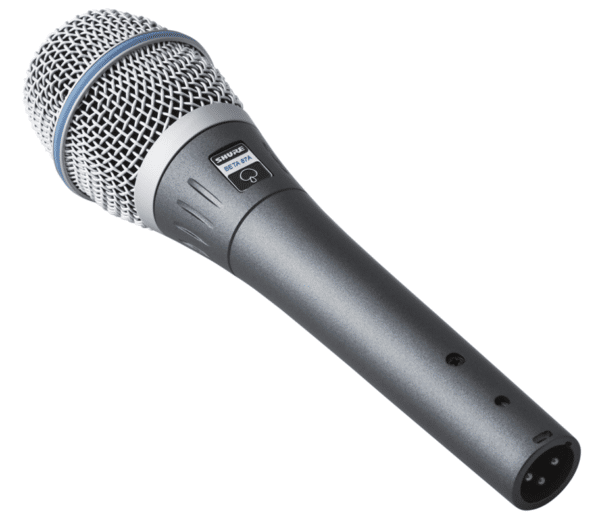 shure beta 87a micro condenser ca hat