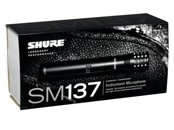 shure sm137 micro condenser cardioid 4