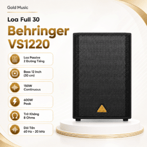 B208D Loa PA 2 chiều 200W Behringer vs1220 loa full 30 behringer