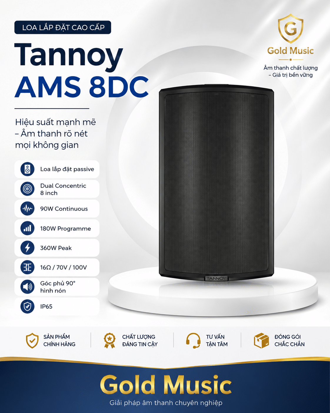 AMS 8DC Loa Lắp đặt Passive Tannoy ams 8dc loa lap dat passive tannoy