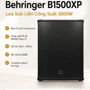 behringer b1500xp loa sub 3000watt