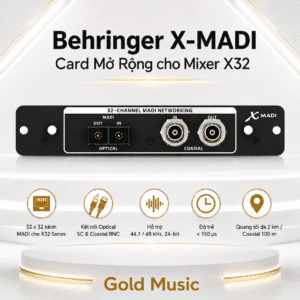 behringer x madi card mo rong mixer x32