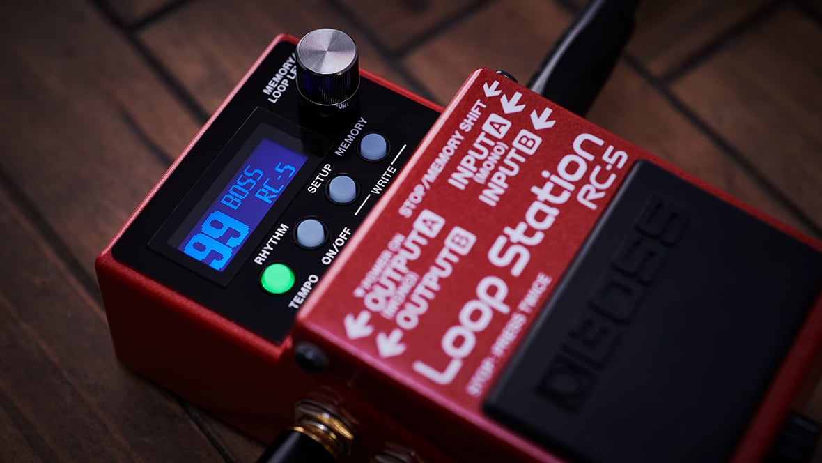 boss rc 5 hieu ung guitar loop station 2