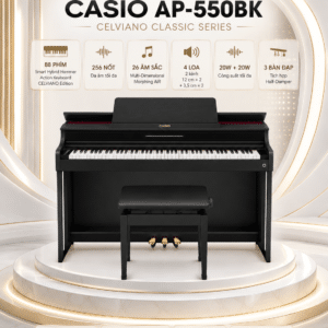 casio ap 550bk dan piano dien celviano classic series 1