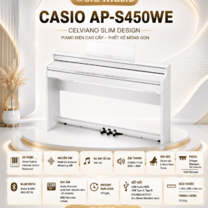 casio ap s450we dan piano dien celviano slim design 1