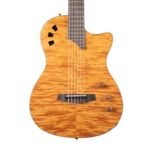 cordoba dan guitar nylon stage thinbody natural amber 06012 2 2