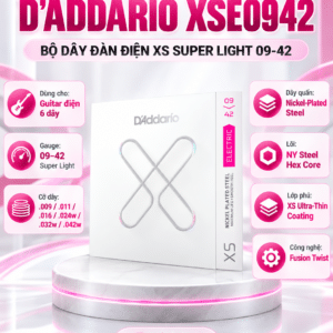 daddario bo day dan dien xs super light 09 42 xse0942