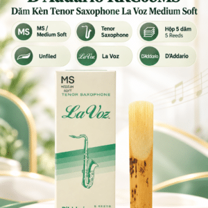 daddario dam ken tenor saxo la voz medium soft 10p rkc05ms
