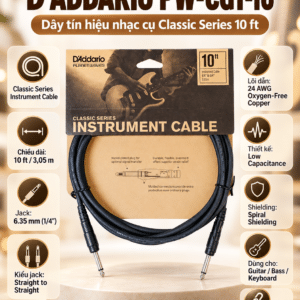 daddario day tin hieu 10ft pw cgt 10 3