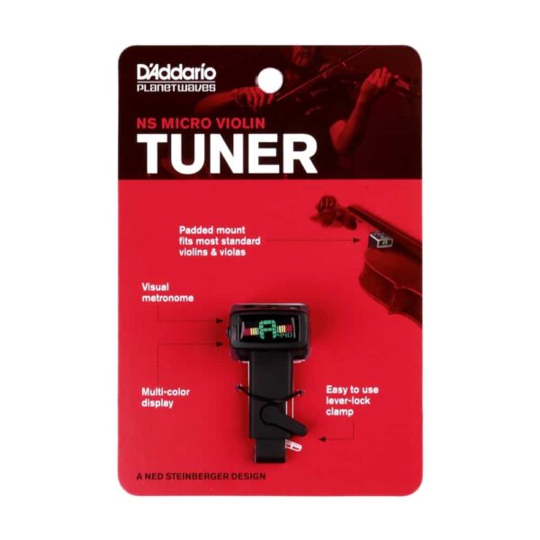 daddario micro violin tuner pw ct 14 2