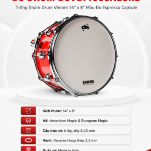 ds drum dsve1408snecre trong snare drum venom 14 2