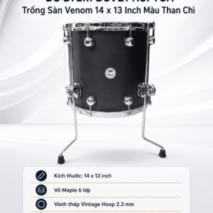 ds drum dsve1413ftch trong san ds drum venom 14x13 inch mau than chi mau than chi