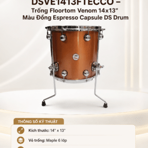 dsve1413ftecco floortom venom 14x13