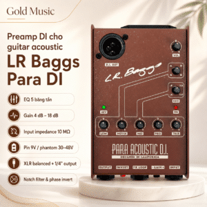 Preamp DI cho guitar acoustic LR Baggs Para DI preamp di acoustic lr baggs para di