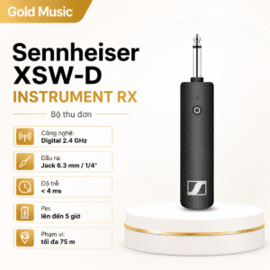 sennheiser xsw d instrument rx bo thu don