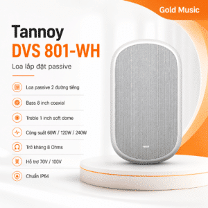 Tannoy DVS 801-WH Loa Lắp Đặt Passive tannoy dvs 801 wh loa lap dat