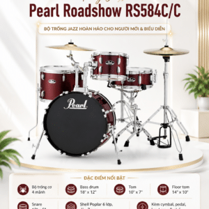 Trống Jazz Pearl Roadshow RS584C Jazz Drums trong jazz pearl roadshow rs584c