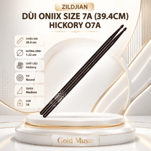 zildjian dui oniix size 7a 39 4cm hickory o7a 3