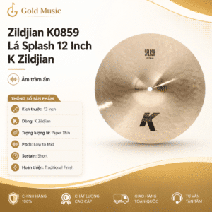 Zildjian K0859 lá splash 12 inch K Zildjian âm trầm ấm zildjian k0859 la splash 12 inch k am tram am