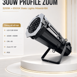 300w profile zoom 3200k 6500k 3