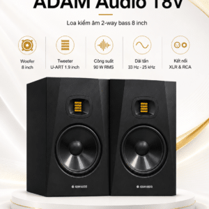ADAM T8V LOA KIỂM ÂM 2 WAY BASS 8 INCH