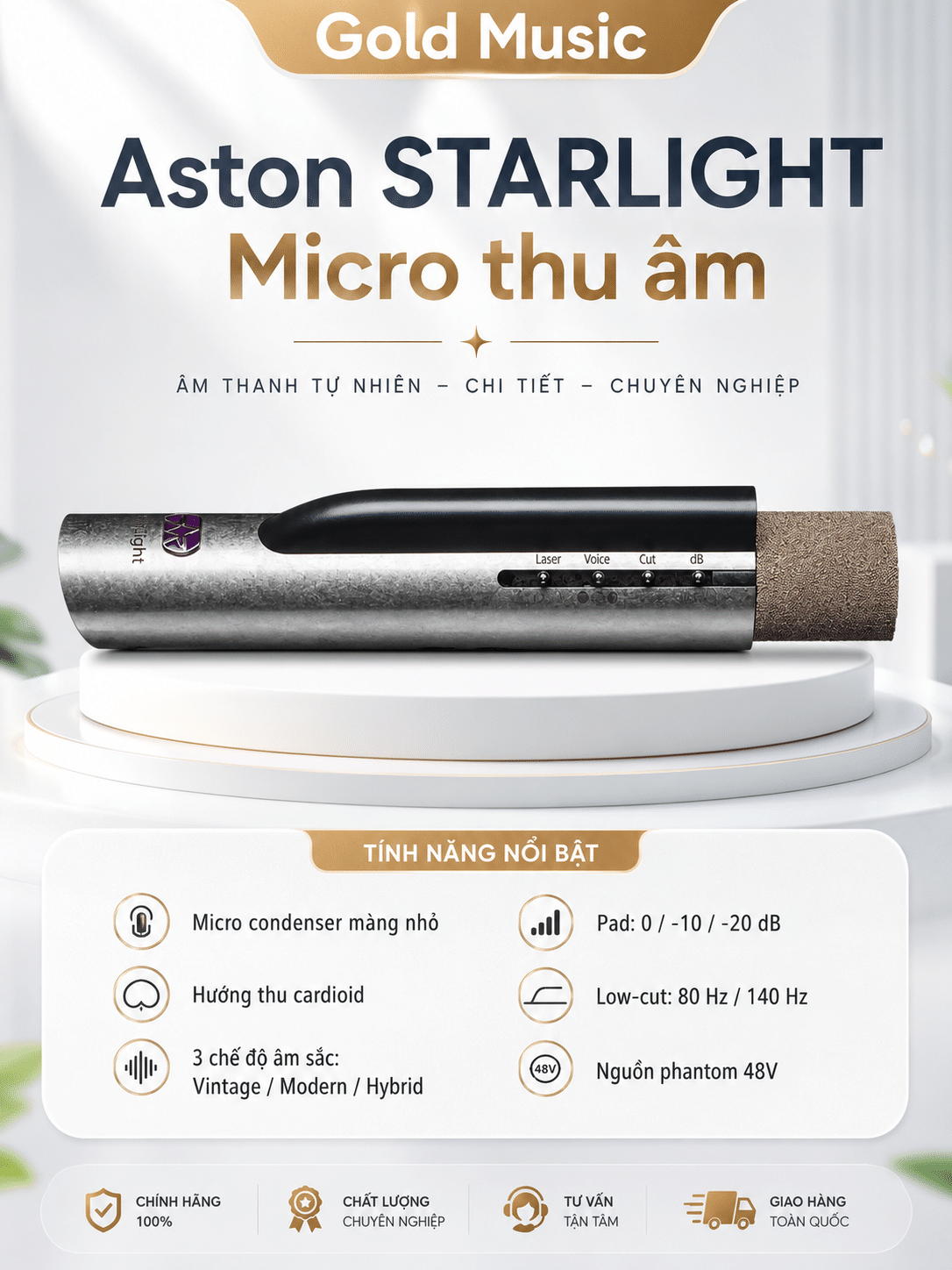 Aston STARLIGHT Micro thu âm aston starlight micro thu am