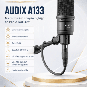 micro thu am audix a133 2