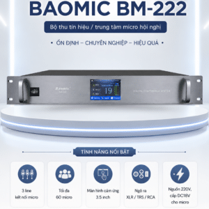 baomic bm 222 bo thu tin hieu