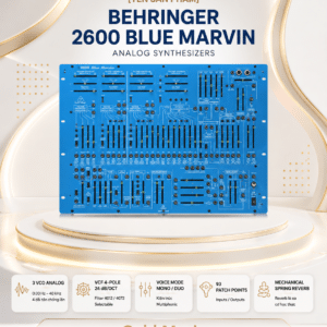 behringer 2600 blue marvin analog synthesizers 2