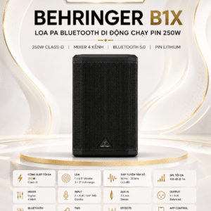 behringer b1x loa bluetooth 5