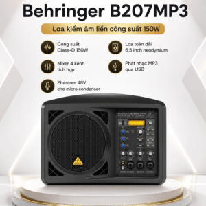 behringer b207mp3 loa kiem am lien cong suat 150w