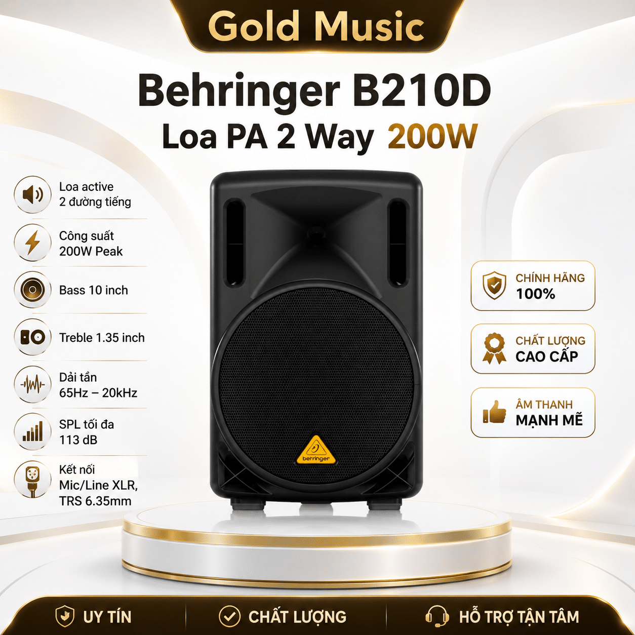 Behringer B210D Loa PA 2 way 200W behringer b210d loa pa 2 way 200w